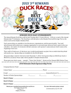 July 3rd Duck Races Form